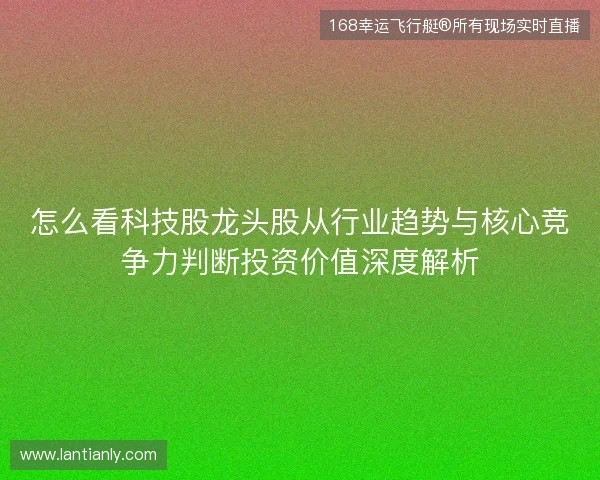 怎么看科技股龙头股从行业趋势与核心竞争力判断投资价值深度解析